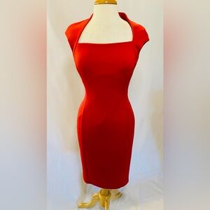 Ted Baker London Size 2 bodycon red dress